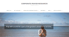 Desktop Screenshot of corporateprayerresources.com