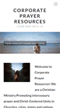 Mobile Screenshot of corporateprayerresources.com